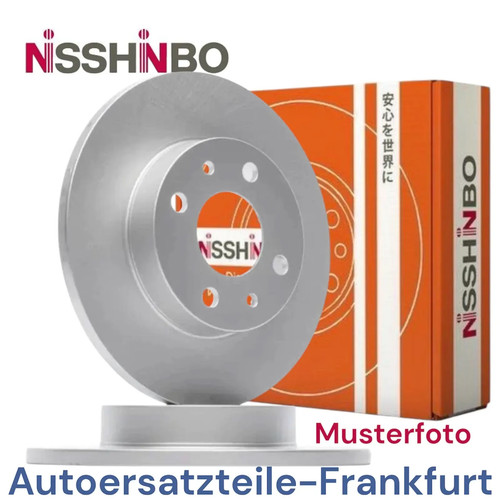 Nisshinbo bremsscheiben hinten - nisshinbo,
